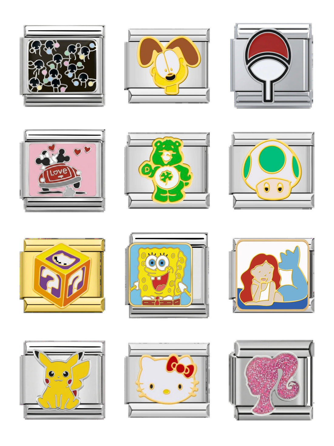 Character Italian charms - cartoon and anime charms by CHIARO