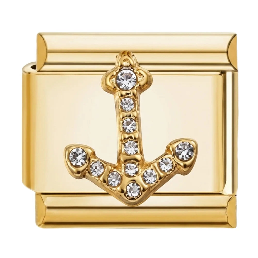 Anchor Charm Gold