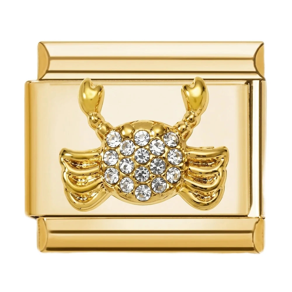 Crab Charm Gold
