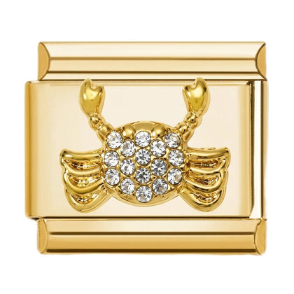 Crab Charm Gold