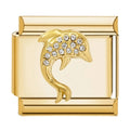 Dolphin Charm Gold