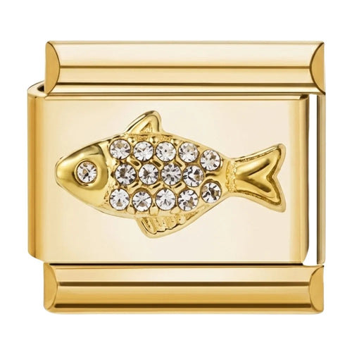 Conch Shell Charm Gold