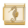 Starfish Charm Gold