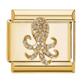Octopus Charm Gold