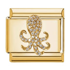 Octopus Charm Gold