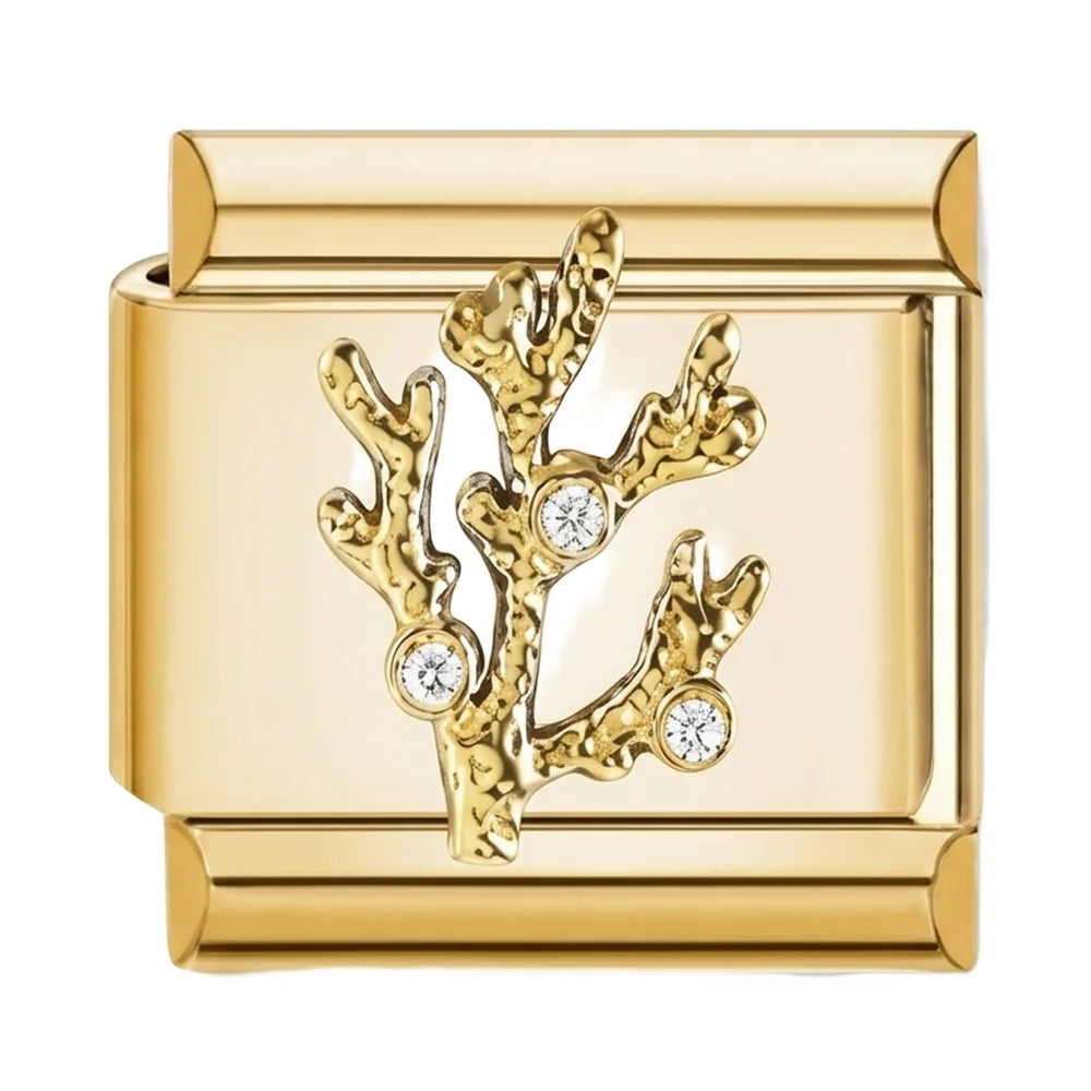Seahorse Charm Gold