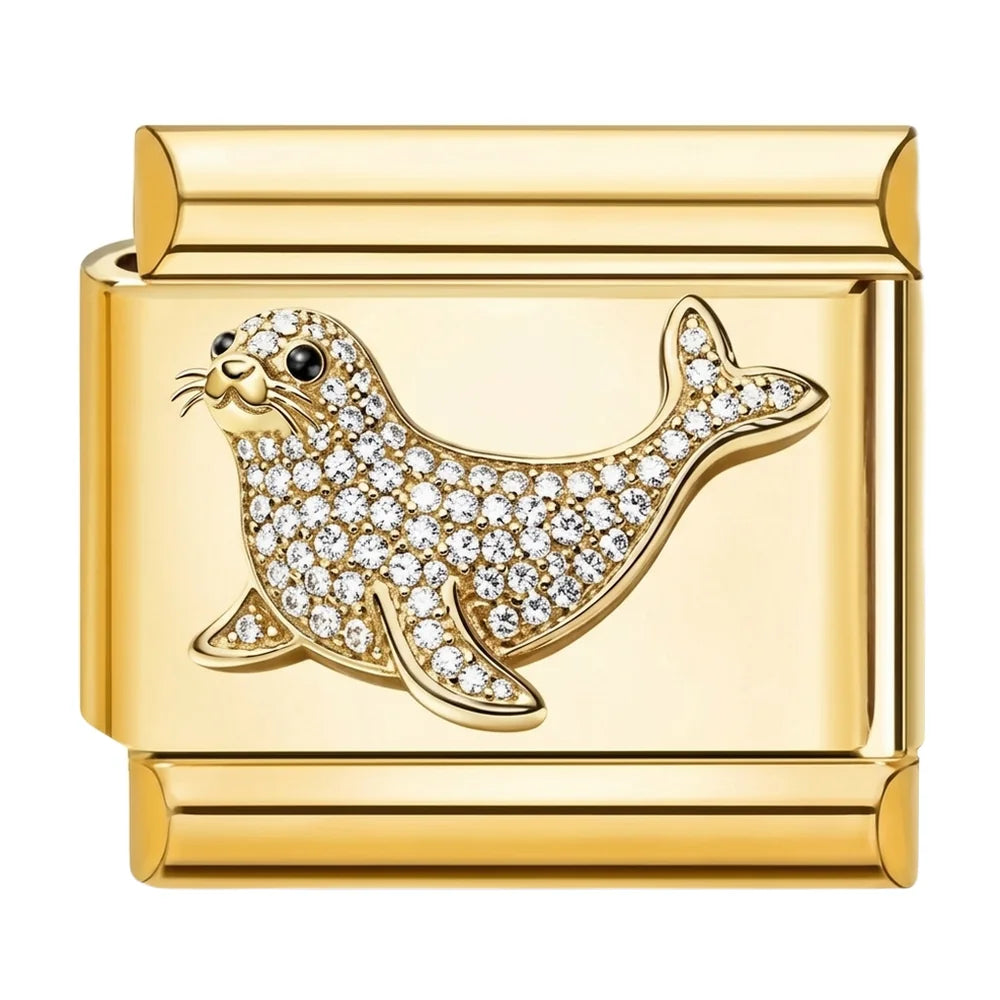 Seal Charm Gold