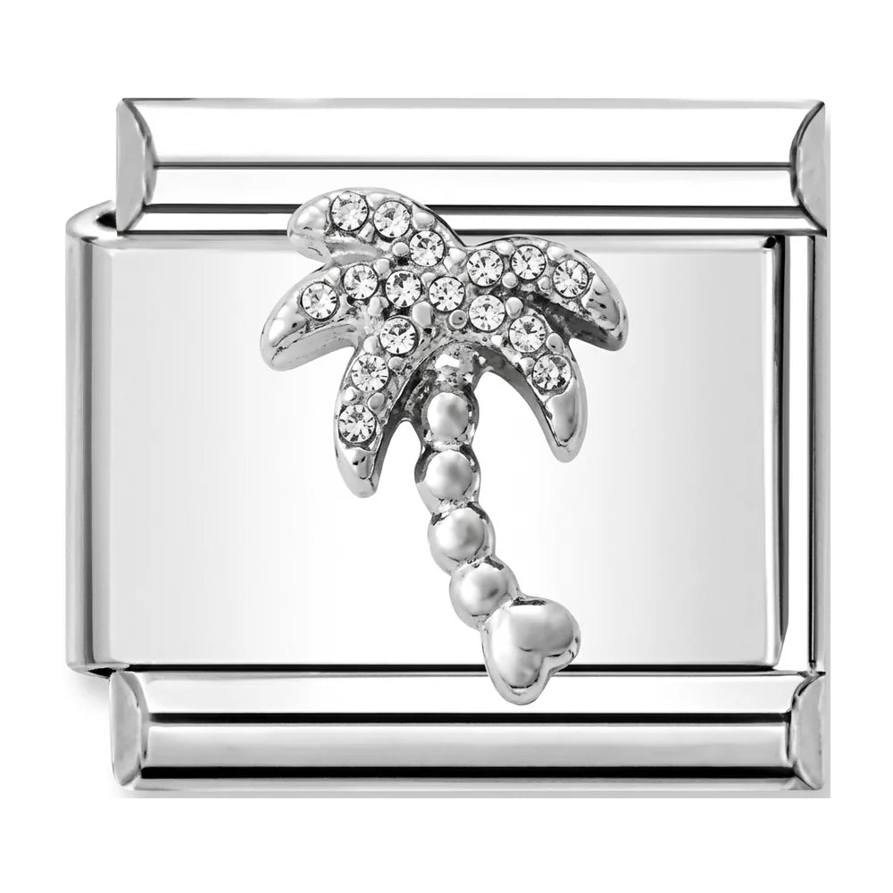 Palm Tree Charm Silver