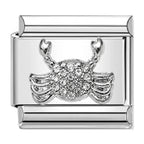 Crab Charm Silver