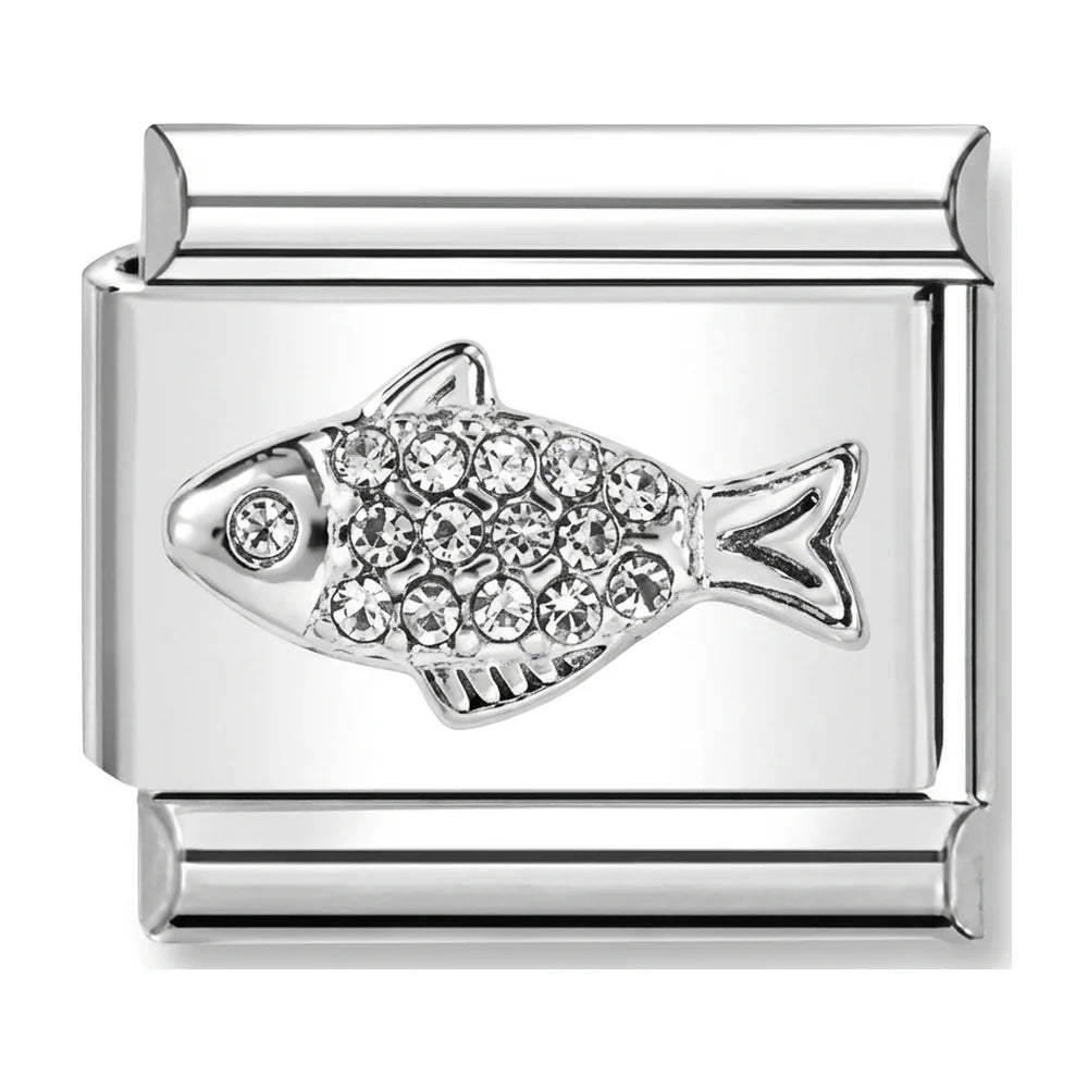 Conch Shell Charm Silver