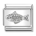 Conch Shell Charm Silver