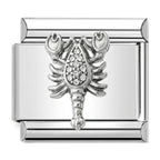 Scorpion Charm Silver