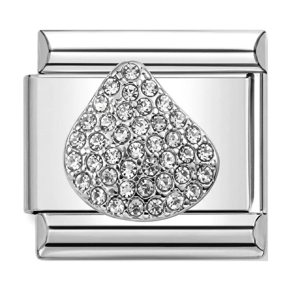 Pearl Shell Charm Silver