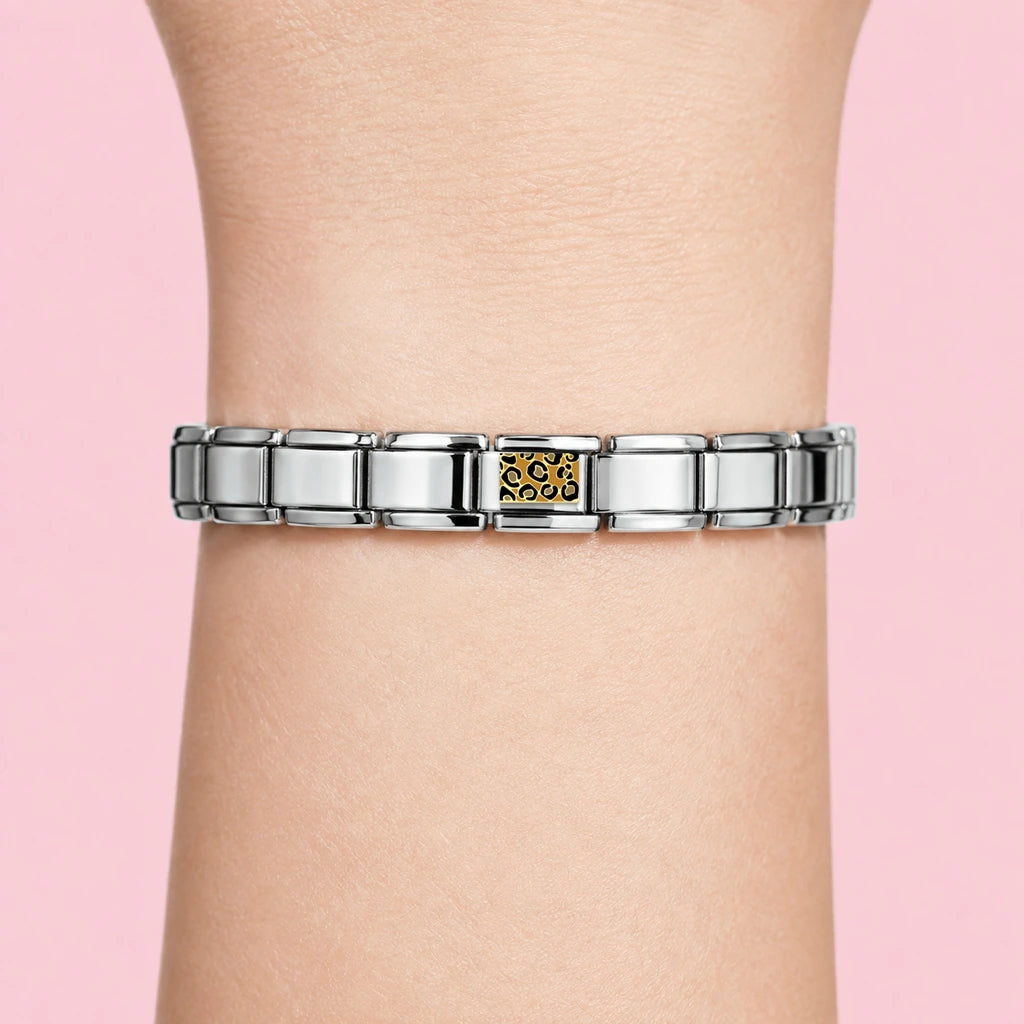 Animal Print Charm on wrist