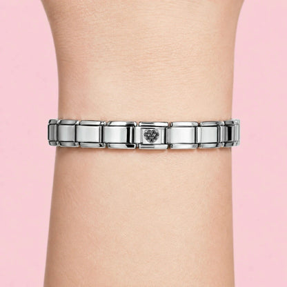 Black Pavé Heart