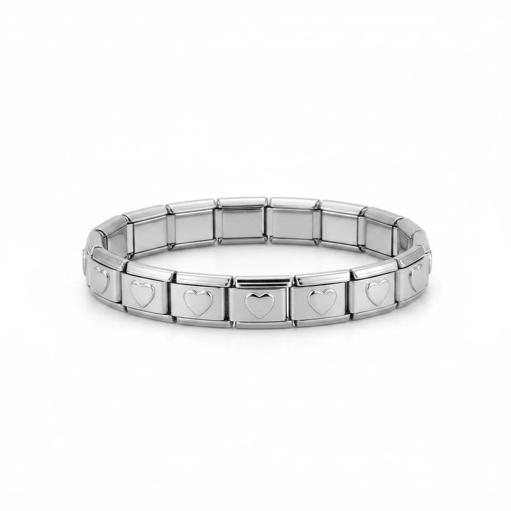 Embossed Heart Bracelet [S]
