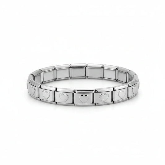 Embossed Heart Bracelet [S]