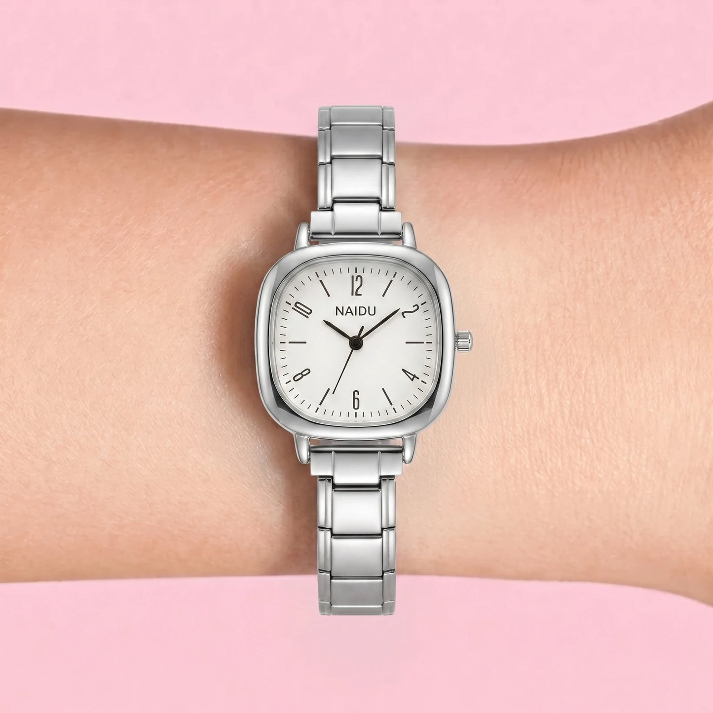 Classic Square Watch on wrist
