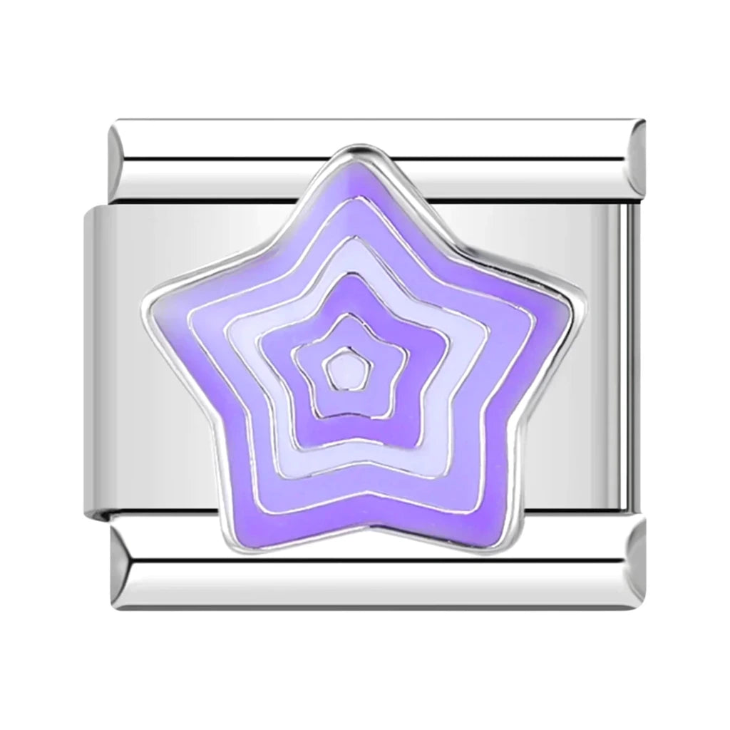 Purple Star Charm
