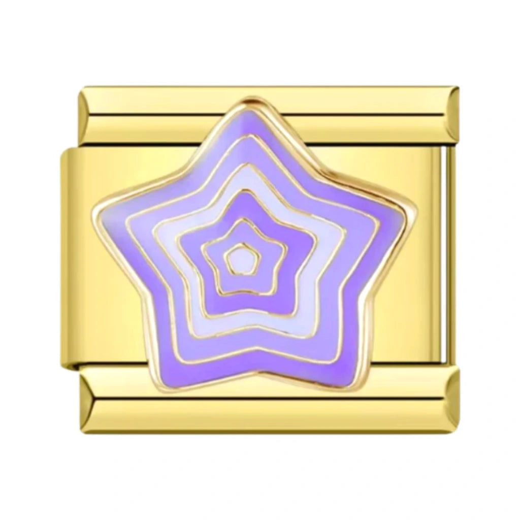 Purple Star Charm