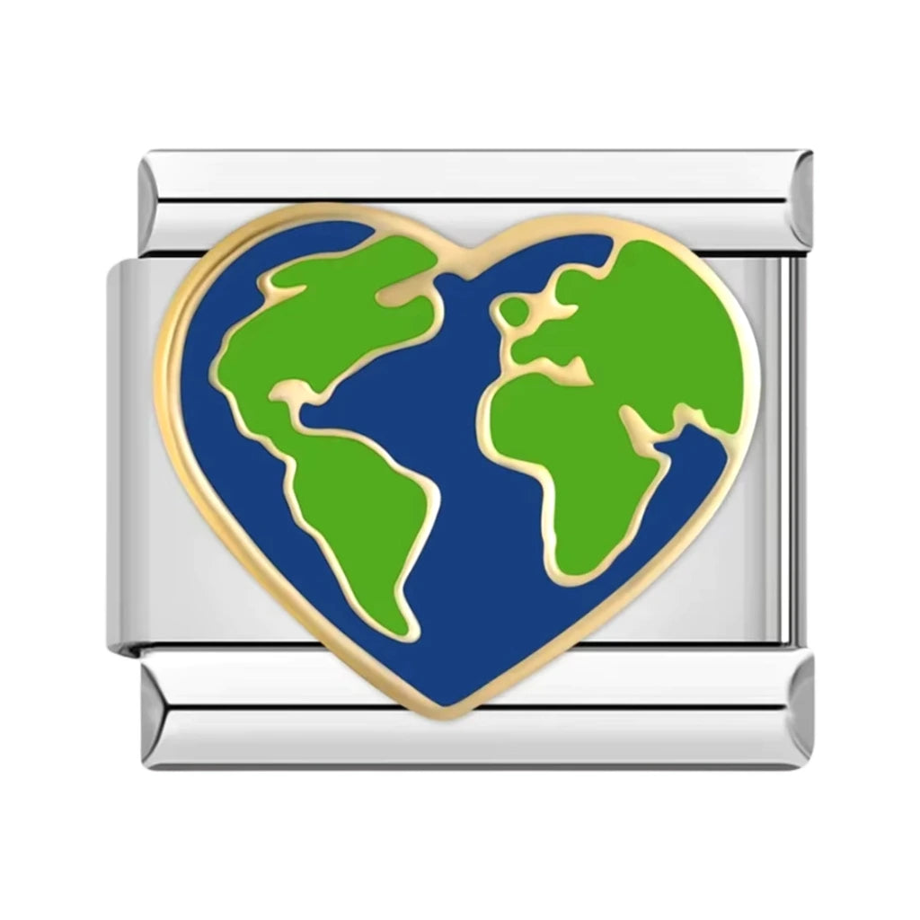 I Love the Planet Charm