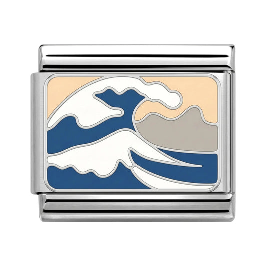 The Great Wave Charm