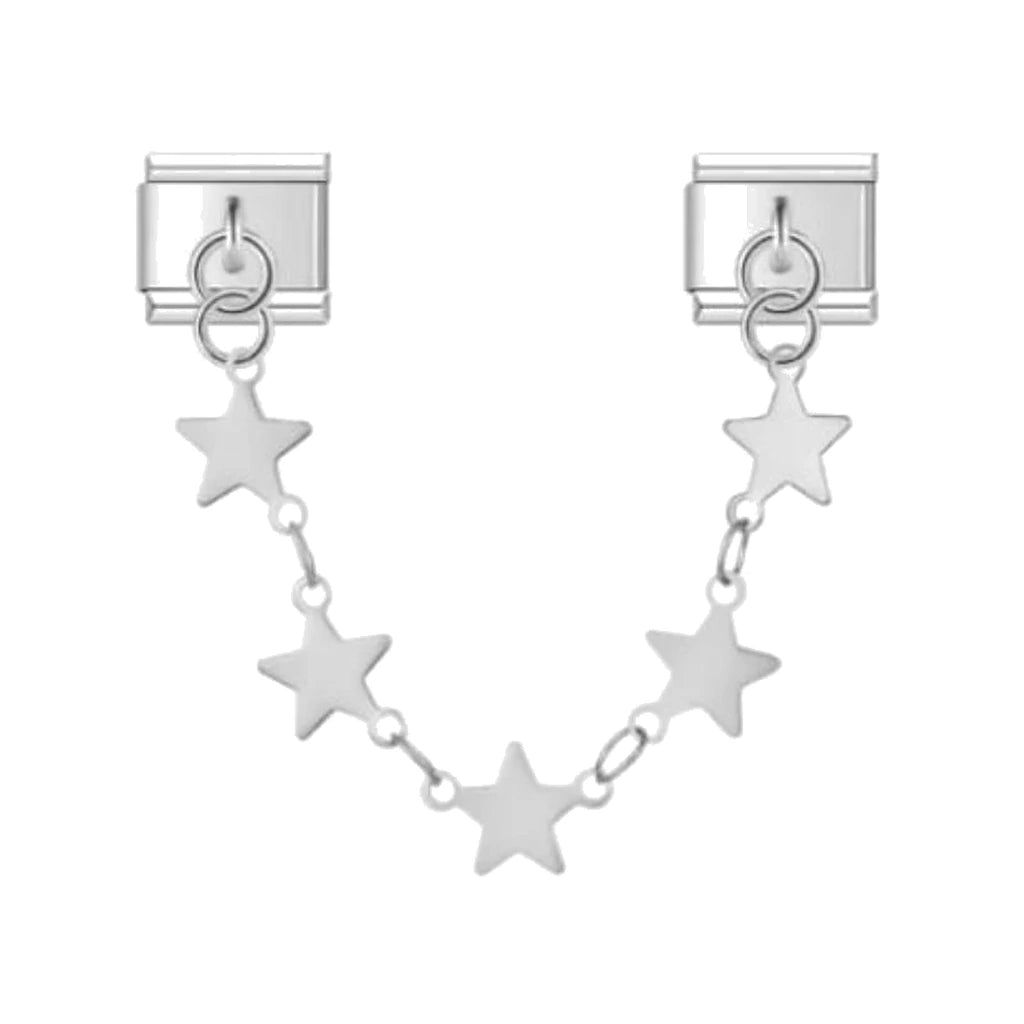 Silver Star Chain Italian charm