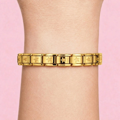 Star Bracelet [G] on wrist
