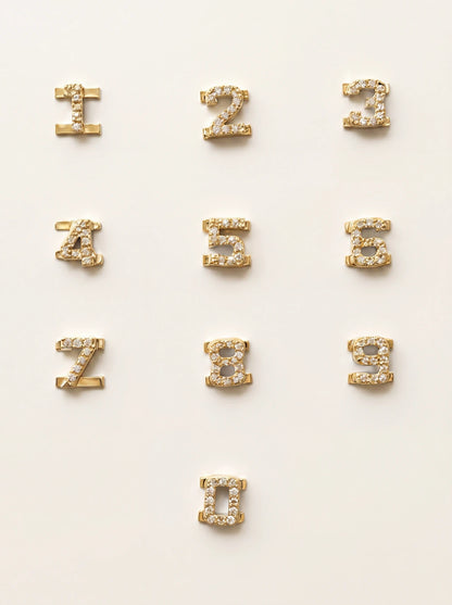 Bangle letters — gold