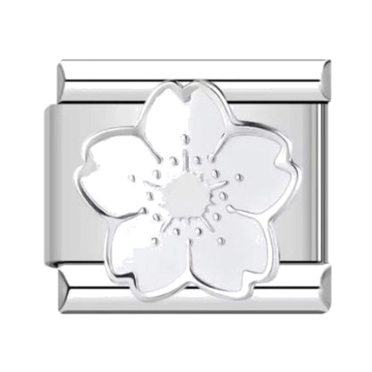 White Sakura Italian charm