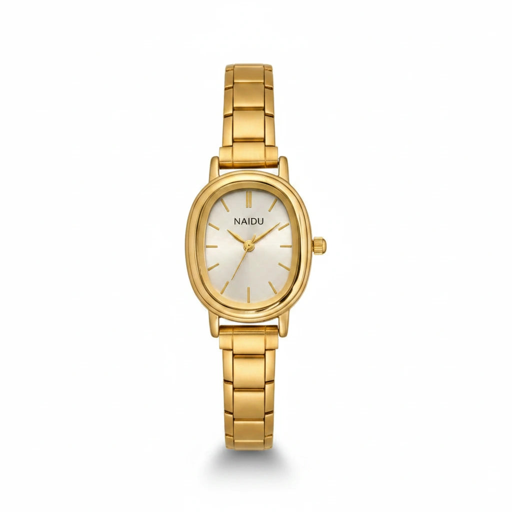 Oval Watch — Gold
